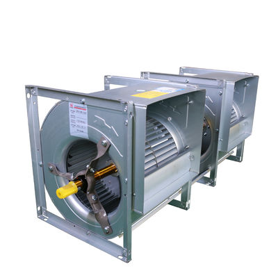 Galvanized Steel Sheet Blades AC Electric Current Type Low Pressure Duplex Centrifugal Fans