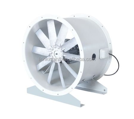 Large tube axial blower fan