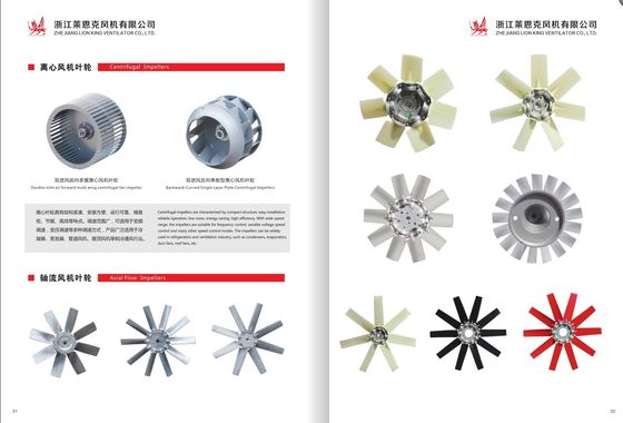 axial impeller/plastic blade/aluminium alloy wheel dia.280mm-1200mm